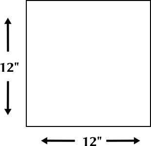 Square Book Size