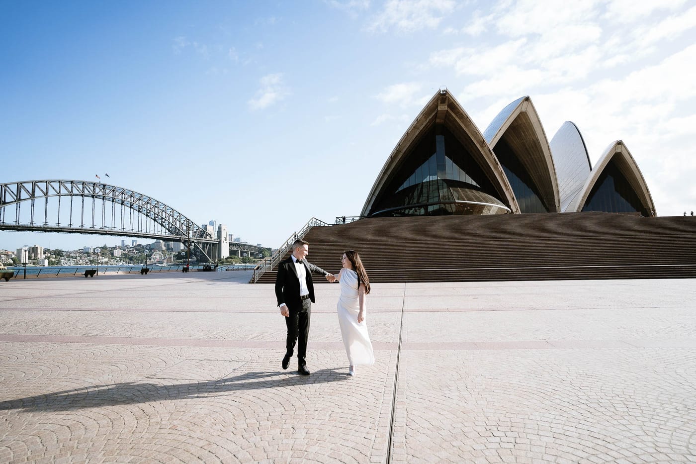 TOM AND ALLISON (Engagement photoshoot at the Opera house, QVB and Sydney Harbour bridge)