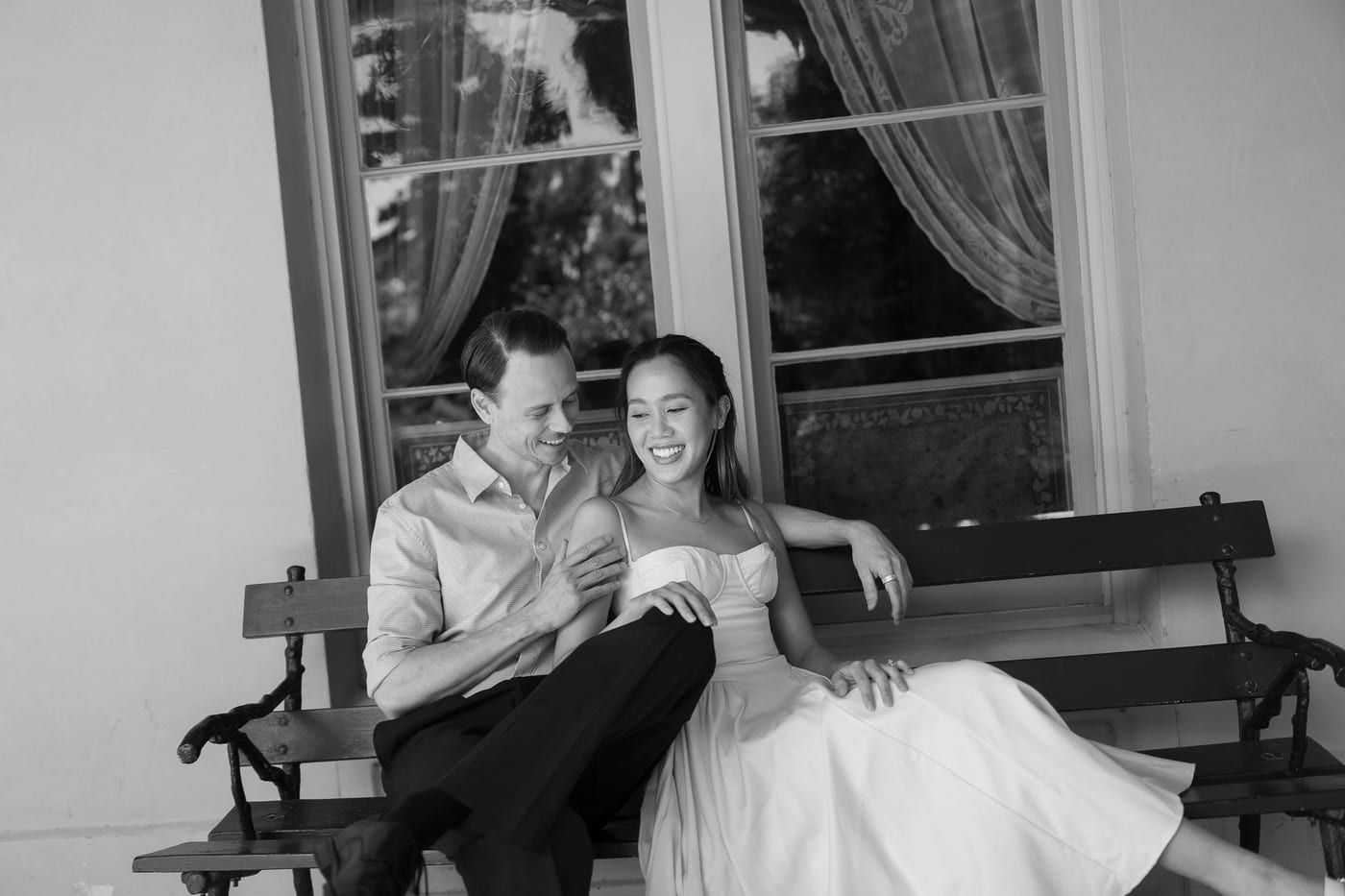 APRIL AND LACHLAN ( Couple photoshoot at the Vaucluse house, Rosebay)