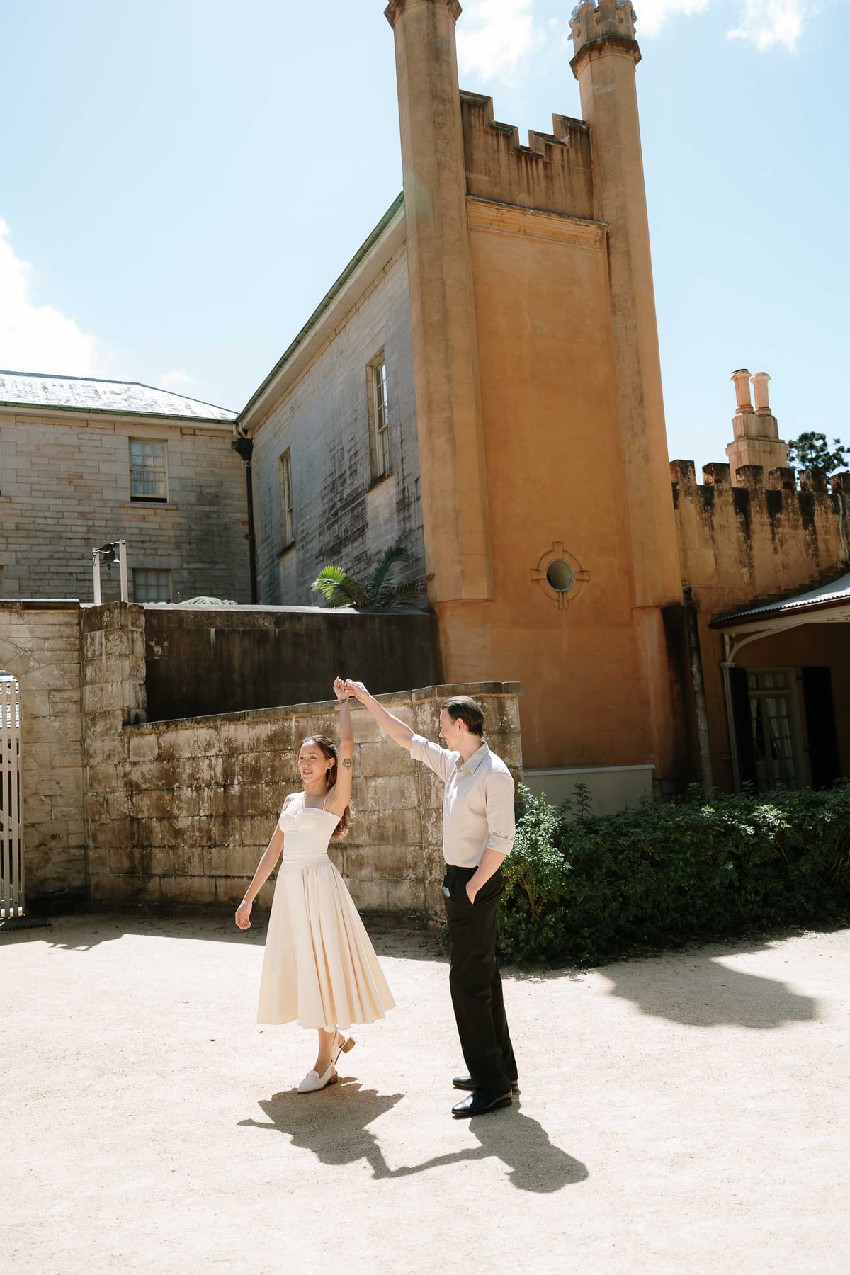 APRIL AND LACHLAN ( Couple photoshoot at the Vaucluse house, Rosebay)