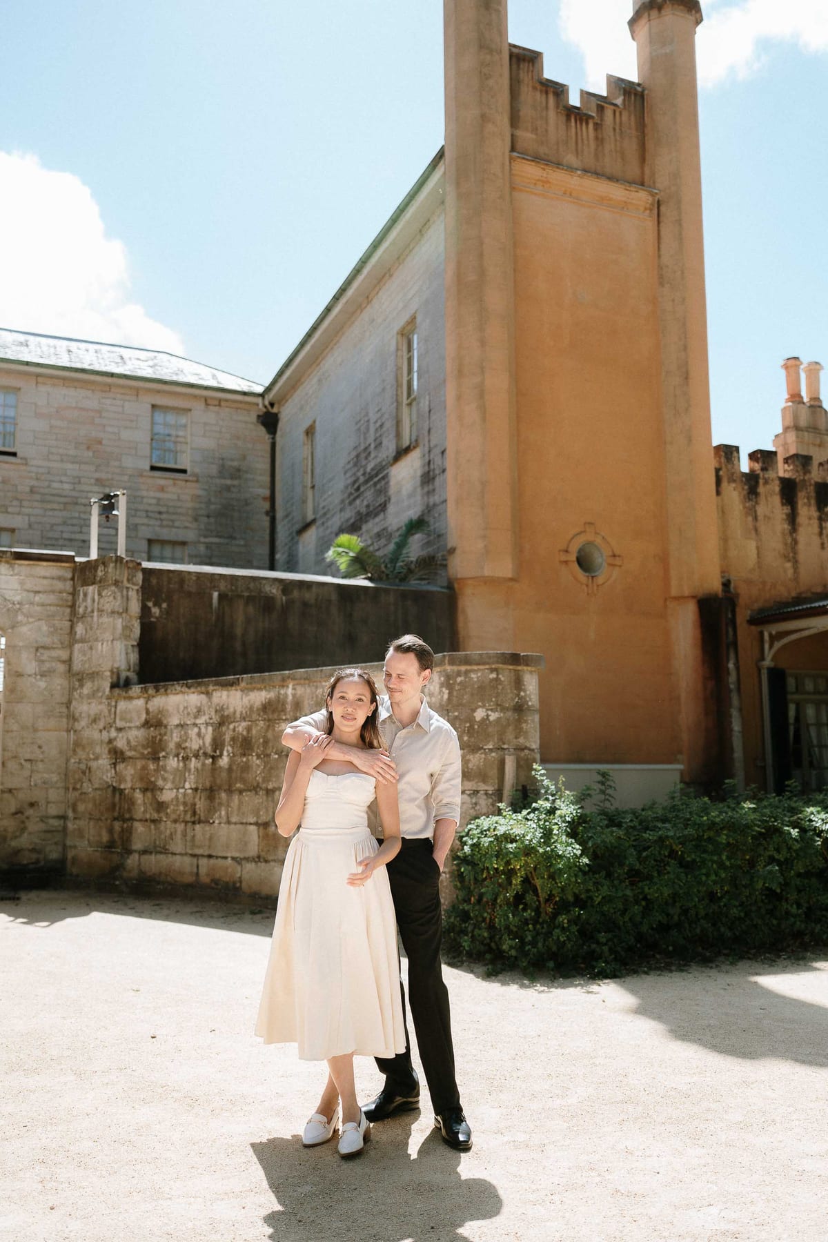 APRIL AND LACHLAN ( Couple photoshoot at the Vaucluse house, Rosebay)