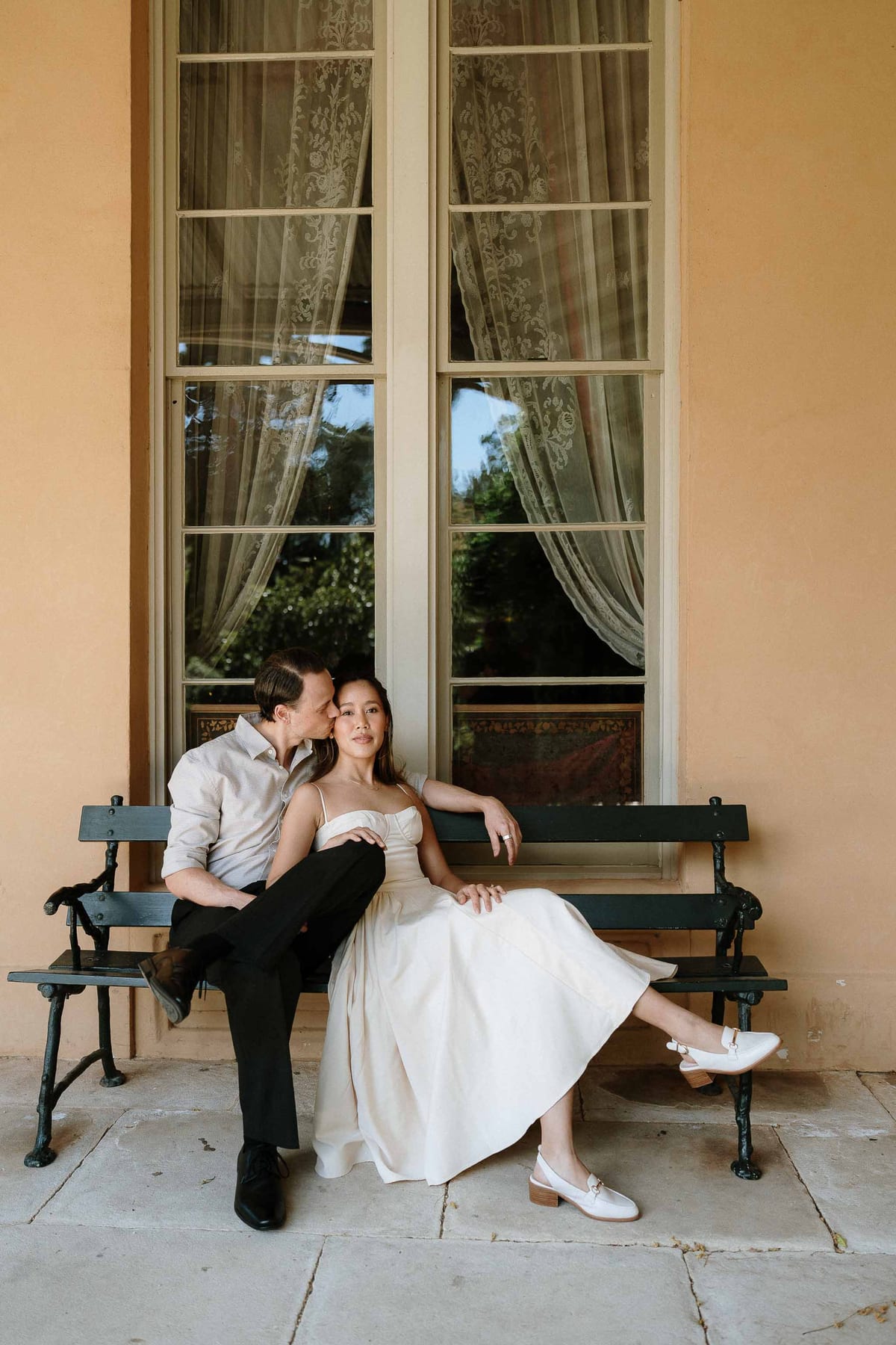 APRIL AND LACHLAN ( Couple photoshoot at the Vaucluse house, Rosebay)