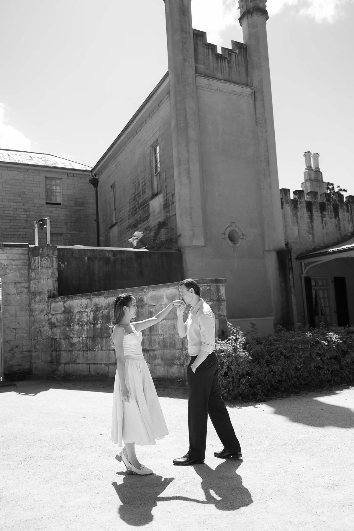 APRIL AND LACHLAN ( Couple photoshoot at the Vaucluse house, Rosebay)