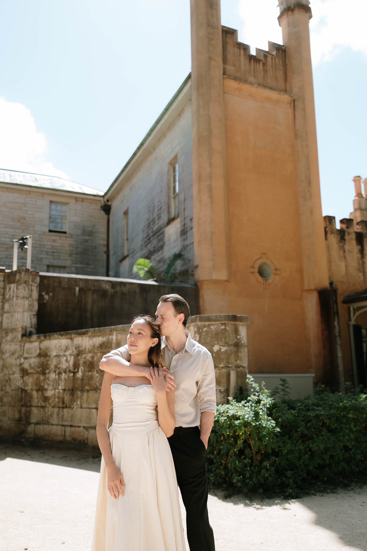 APRIL AND LACHLAN ( Couple photoshoot at the Vaucluse house, Rosebay)