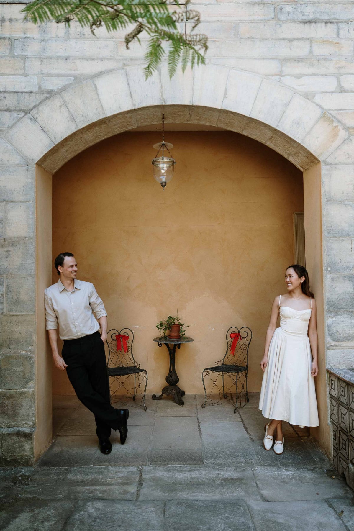 APRIL AND LACHLAN ( Couple photoshoot at the Vaucluse house, Rosebay)