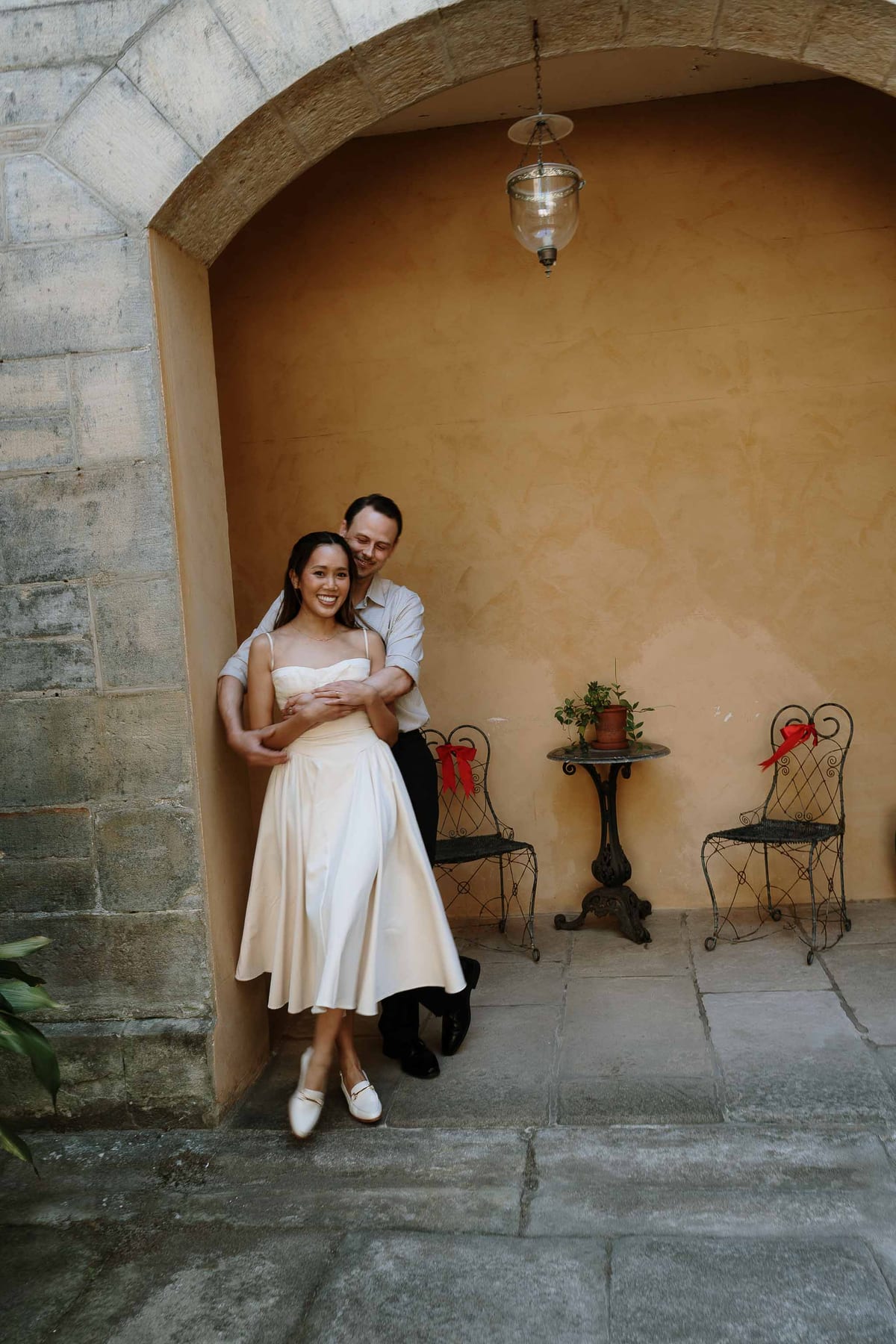 APRIL AND LACHLAN ( Couple photoshoot at the Vaucluse house, Rosebay)