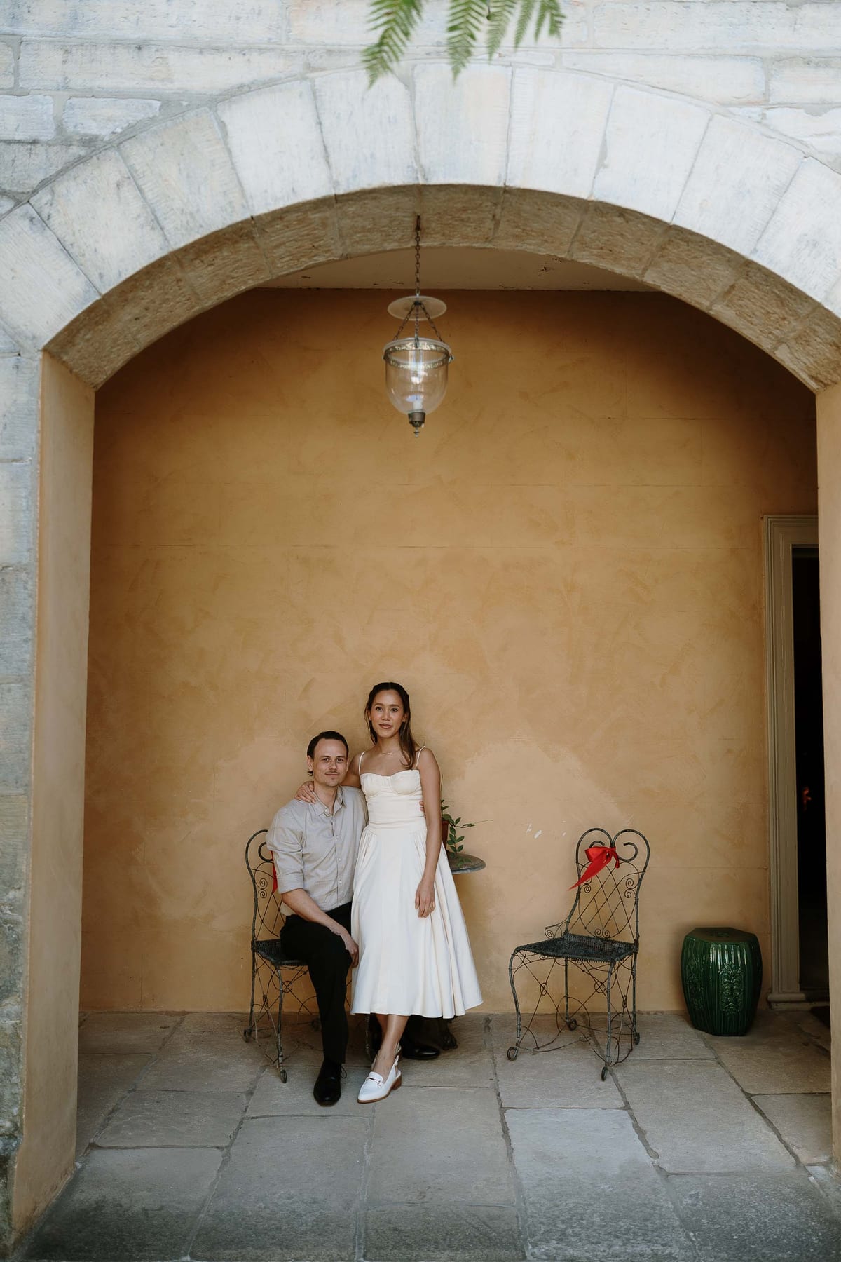 APRIL AND LACHLAN ( Couple photoshoot at the Vaucluse house, Rosebay)