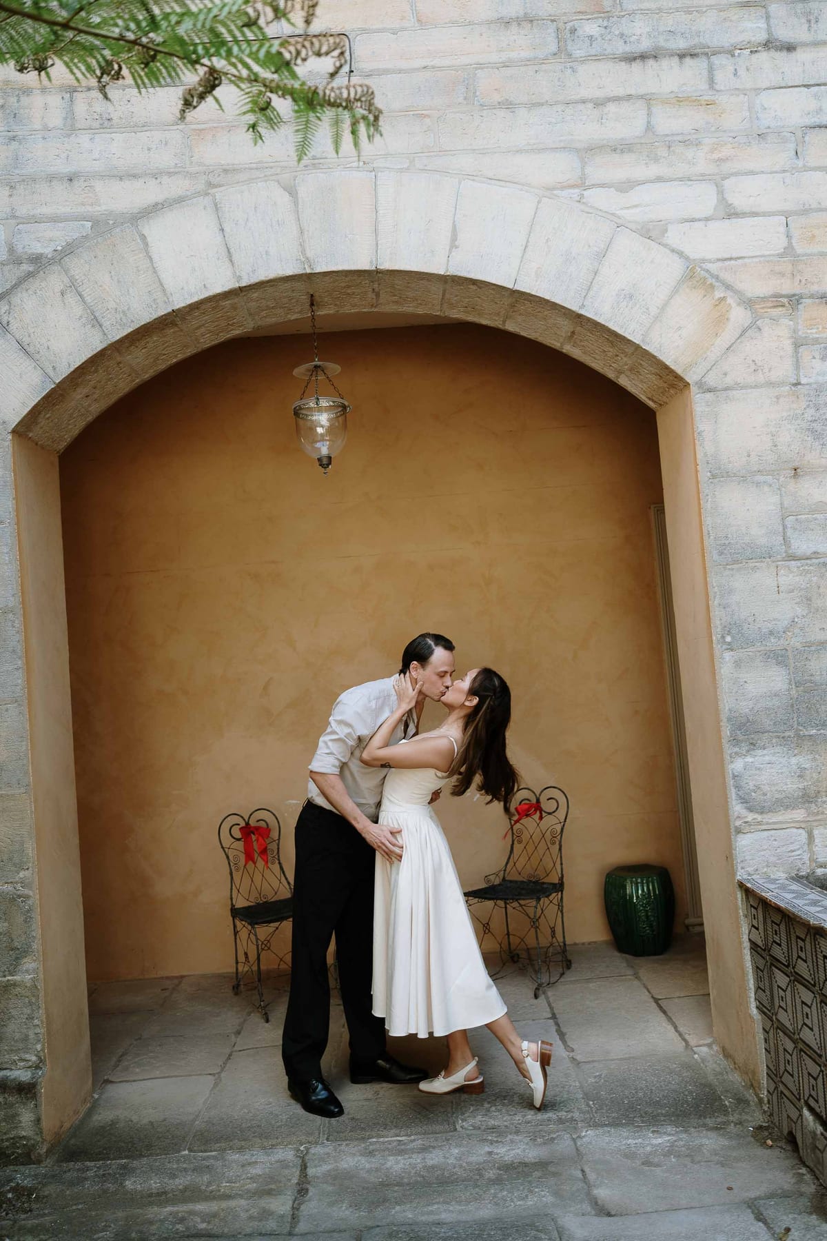 APRIL AND LACHLAN ( Couple photoshoot at the Vaucluse house, Rosebay)