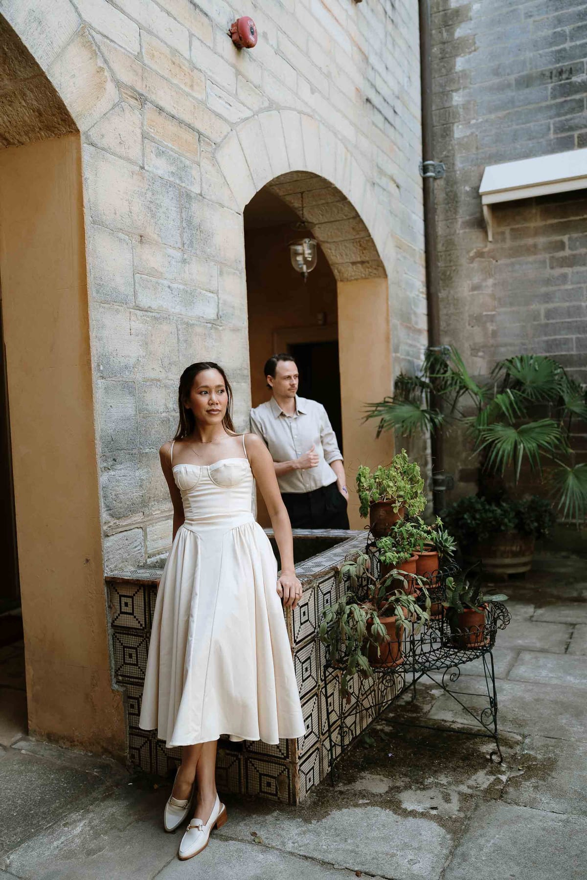 APRIL AND LACHLAN ( Couple photoshoot at the Vaucluse house, Rosebay)
