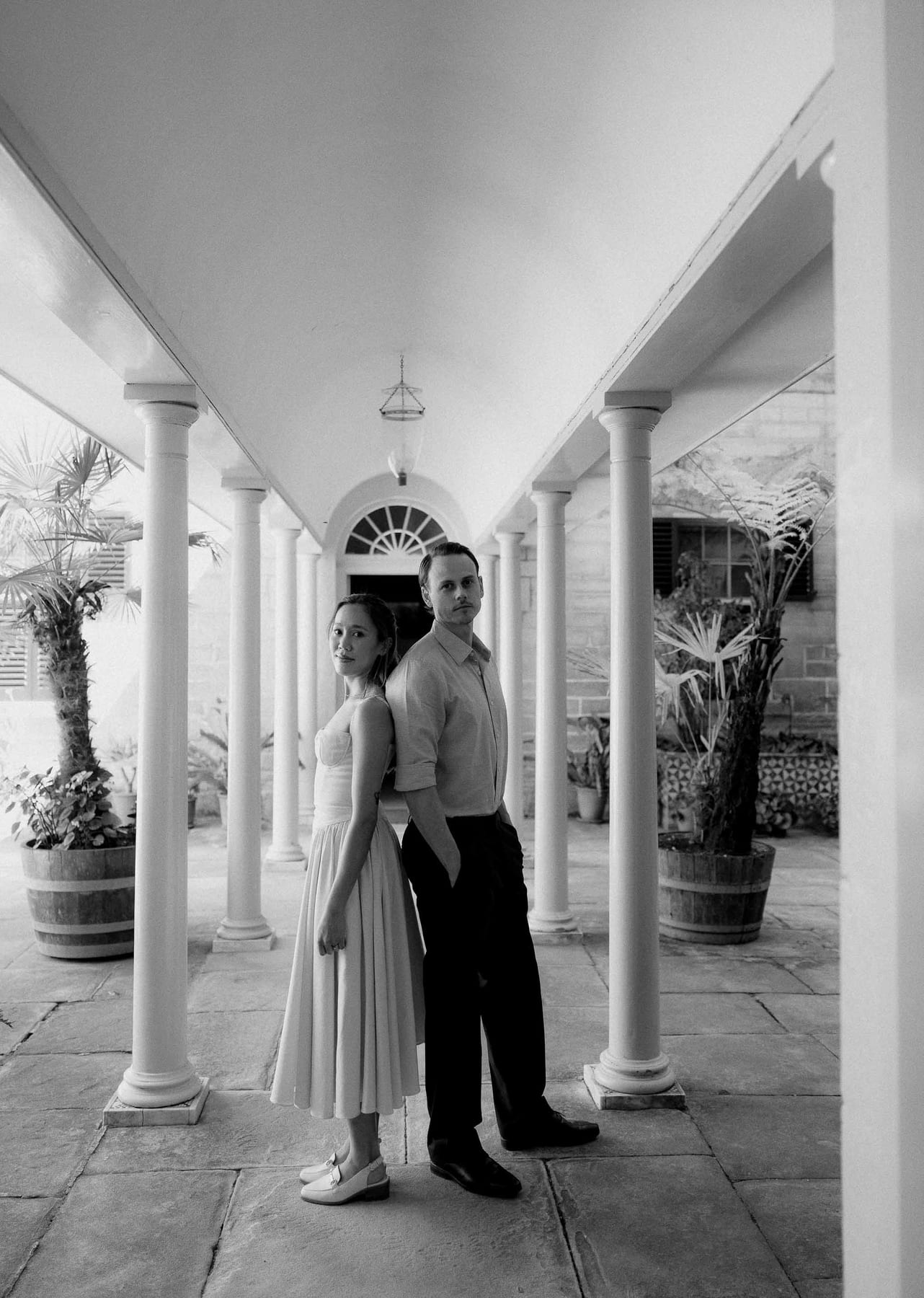 APRIL AND LACHLAN ( Couple photoshoot at the Vaucluse house, Rosebay)