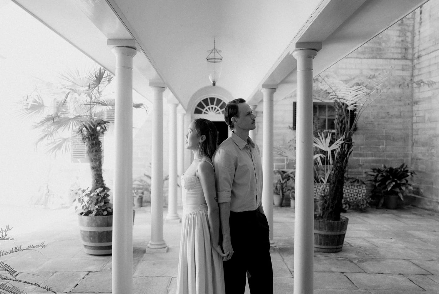 APRIL AND LACHLAN ( Couple photoshoot at the Vaucluse house, Rosebay)