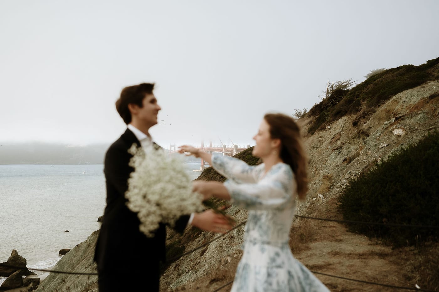 AUDRA AND CHRIS (Beach photoshoot at the Golden gate bride, San Francisco, California)