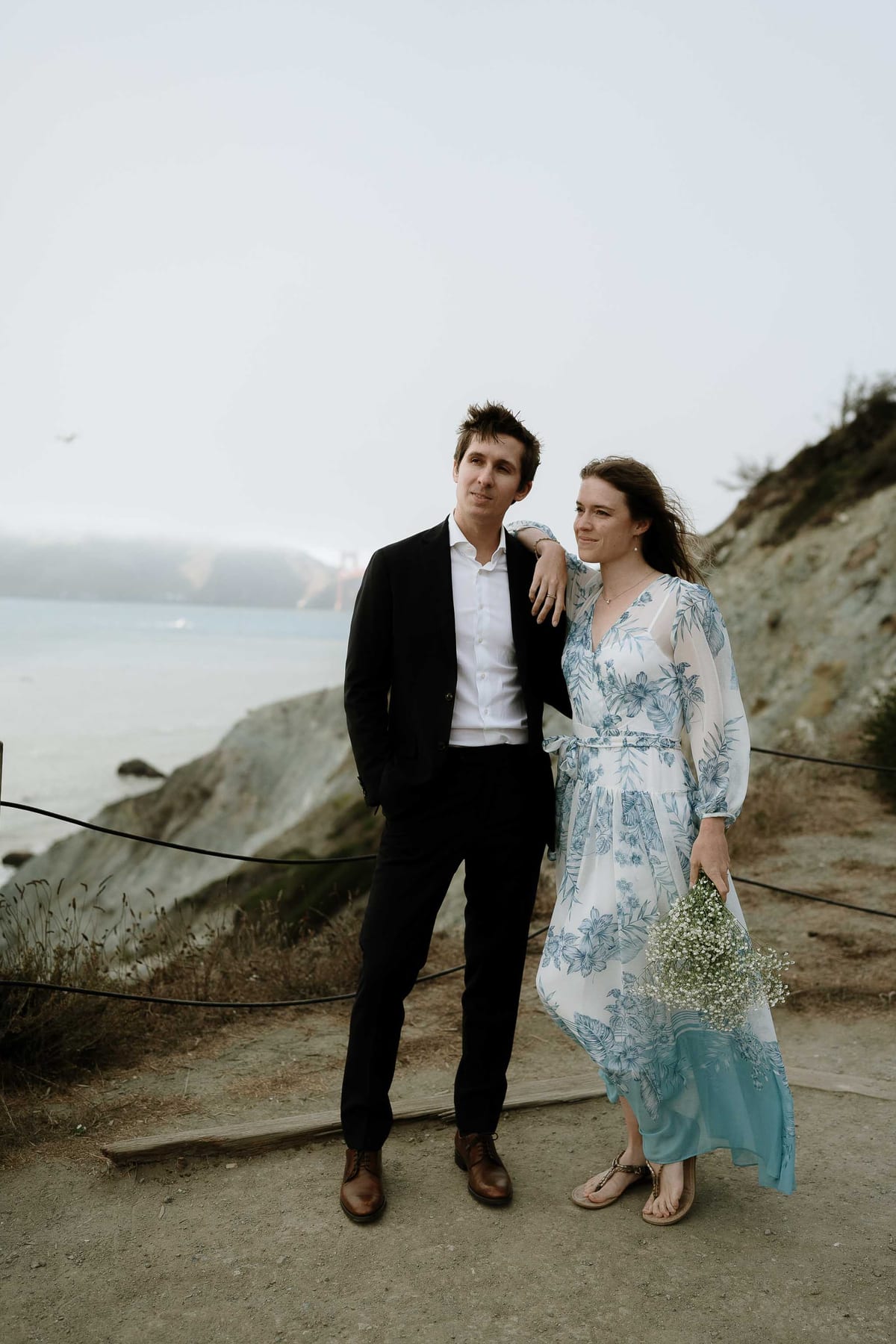 AUDRA AND CHRIS (Beach photoshoot at the Golden gate bride, San Francisco, California)