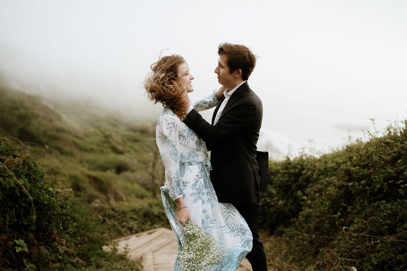 AUDRA AND CHRIS (Beach photoshoot at the Golden gate bride, San Francisco, California)
