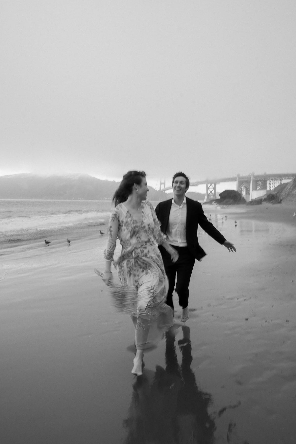 AUDRA AND CHRIS (Beach photoshoot at the Golden gate bride, San Francisco, California)