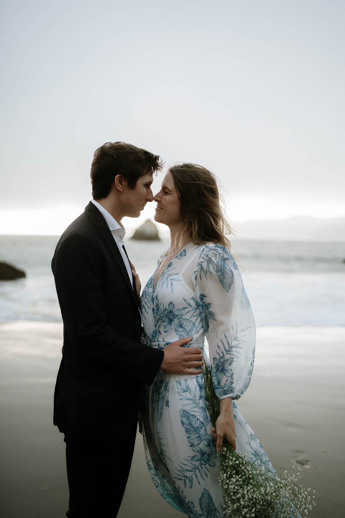 AUDRA AND CHRIS (Beach photoshoot at the Golden gate bride, San Francisco, California)