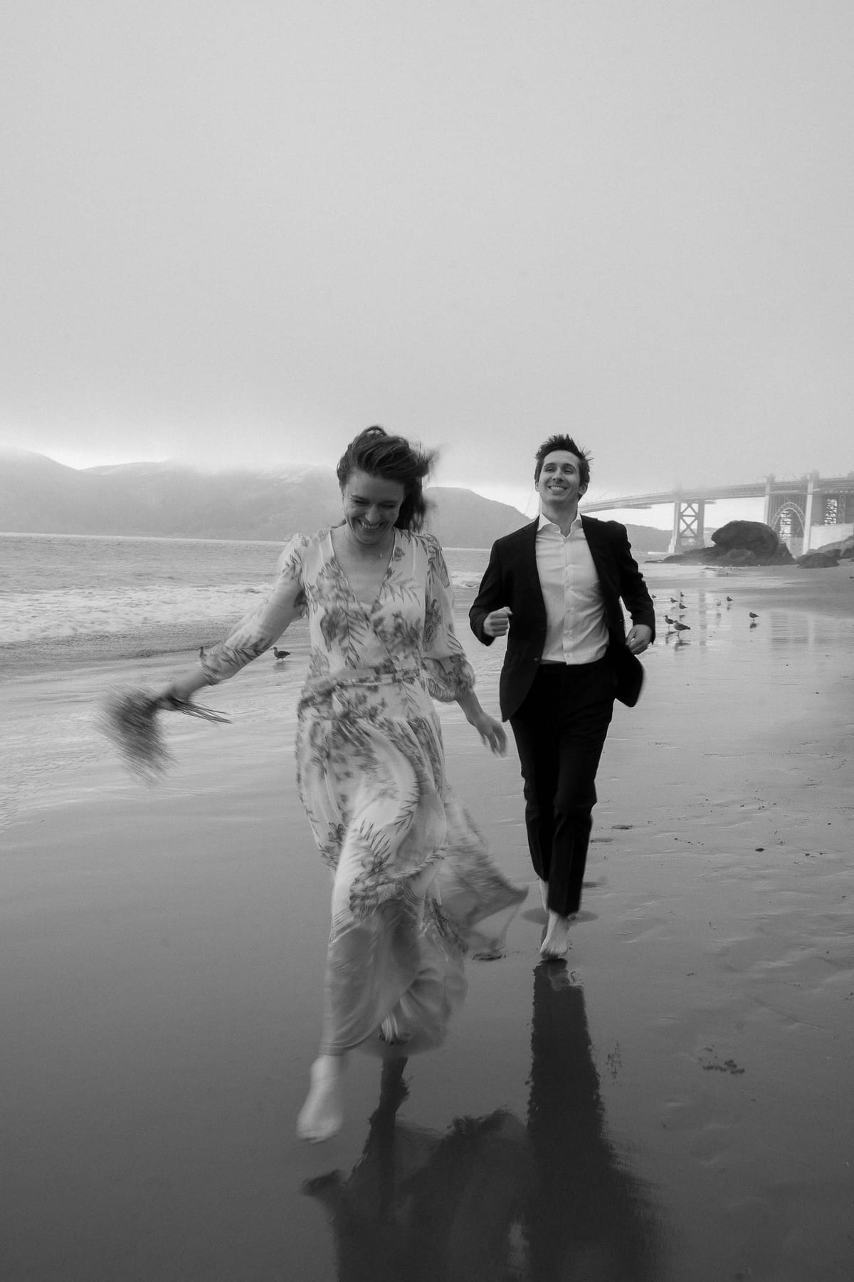 AUDRA AND CHRIS (Beach photoshoot at the Golden gate bride, San Francisco, California)