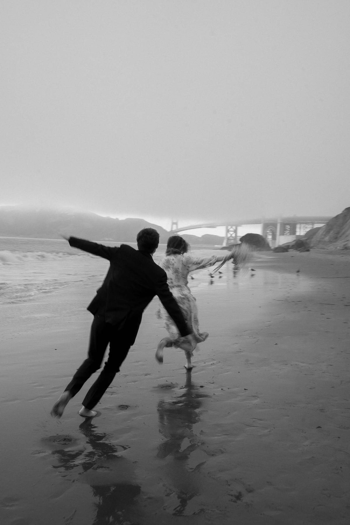 AUDRA AND CHRIS (Beach photoshoot at the Golden gate bride, San Francisco, California)