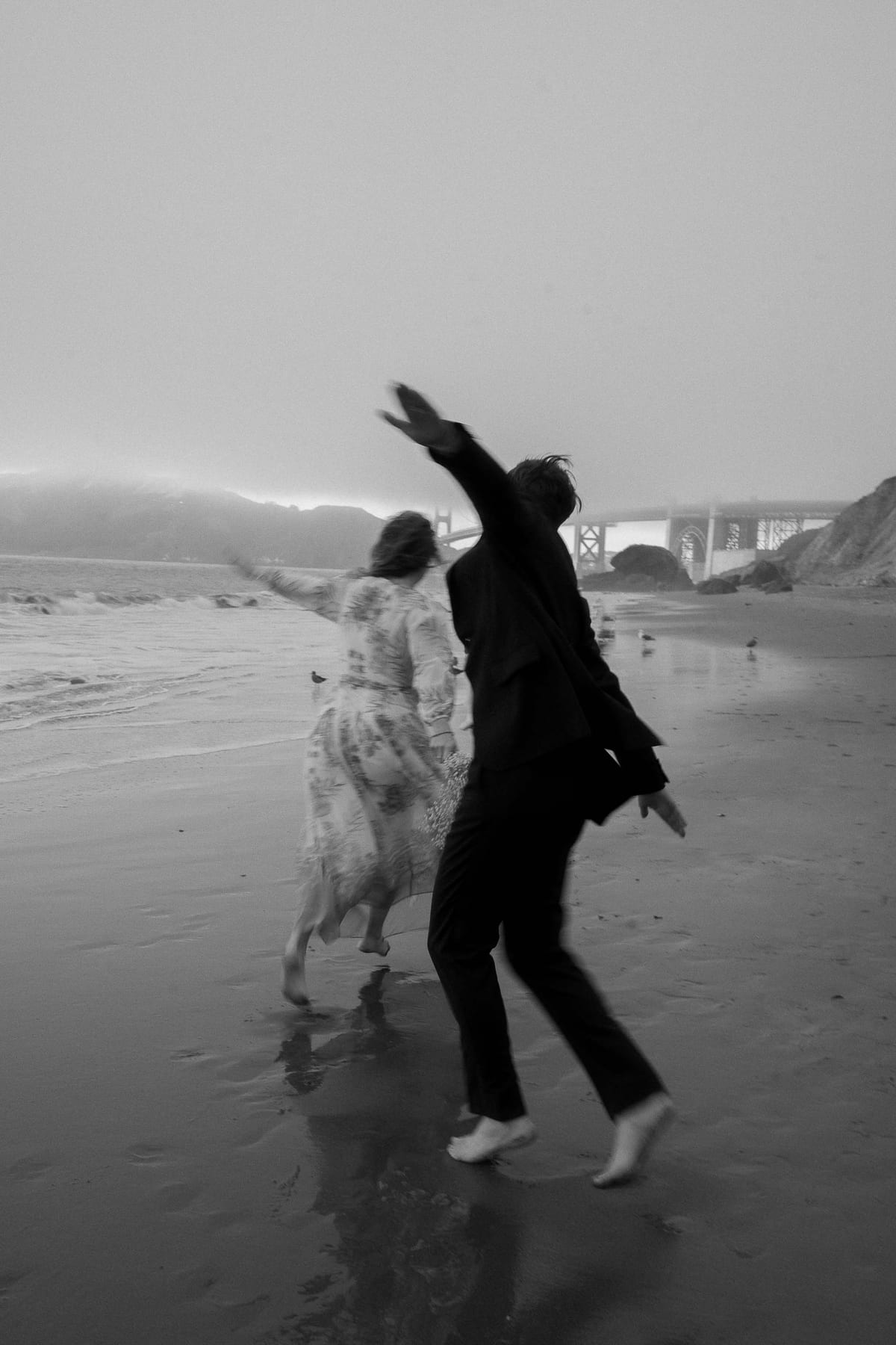 AUDRA AND CHRIS (Beach photoshoot at the Golden gate bride, San Francisco, California)