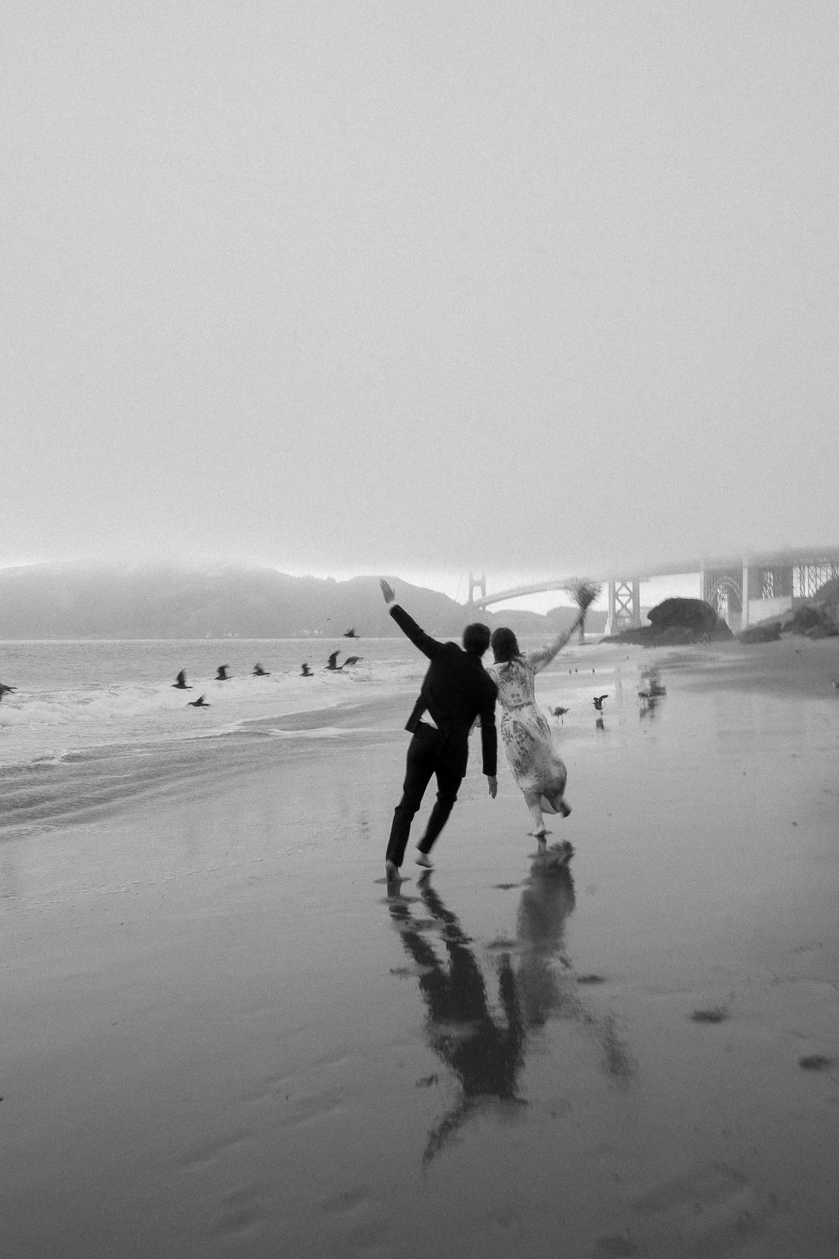 AUDRA AND CHRIS (Beach photoshoot at the Golden gate bride, San Francisco, California)