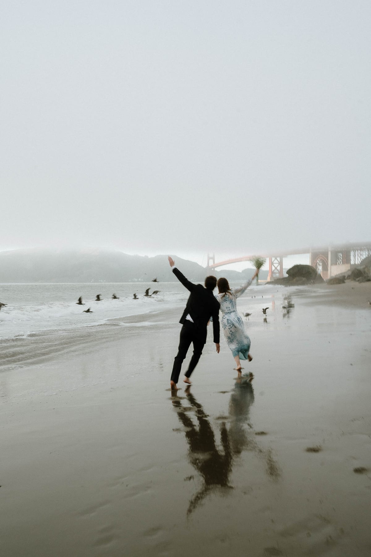 AUDRA AND CHRIS (Beach photoshoot at the Golden gate bride, San Francisco, California)