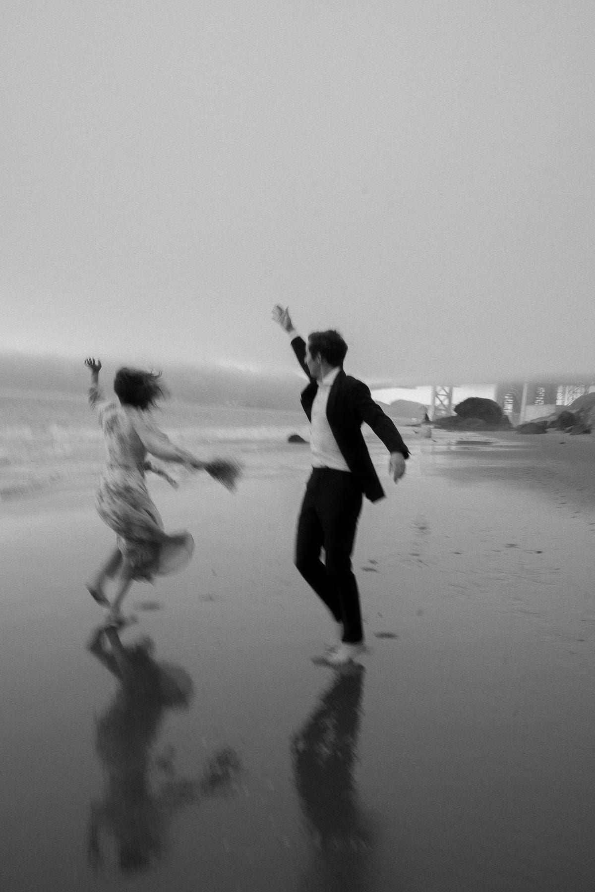 AUDRA AND CHRIS (Beach photoshoot at the Golden gate bride, San Francisco, California)