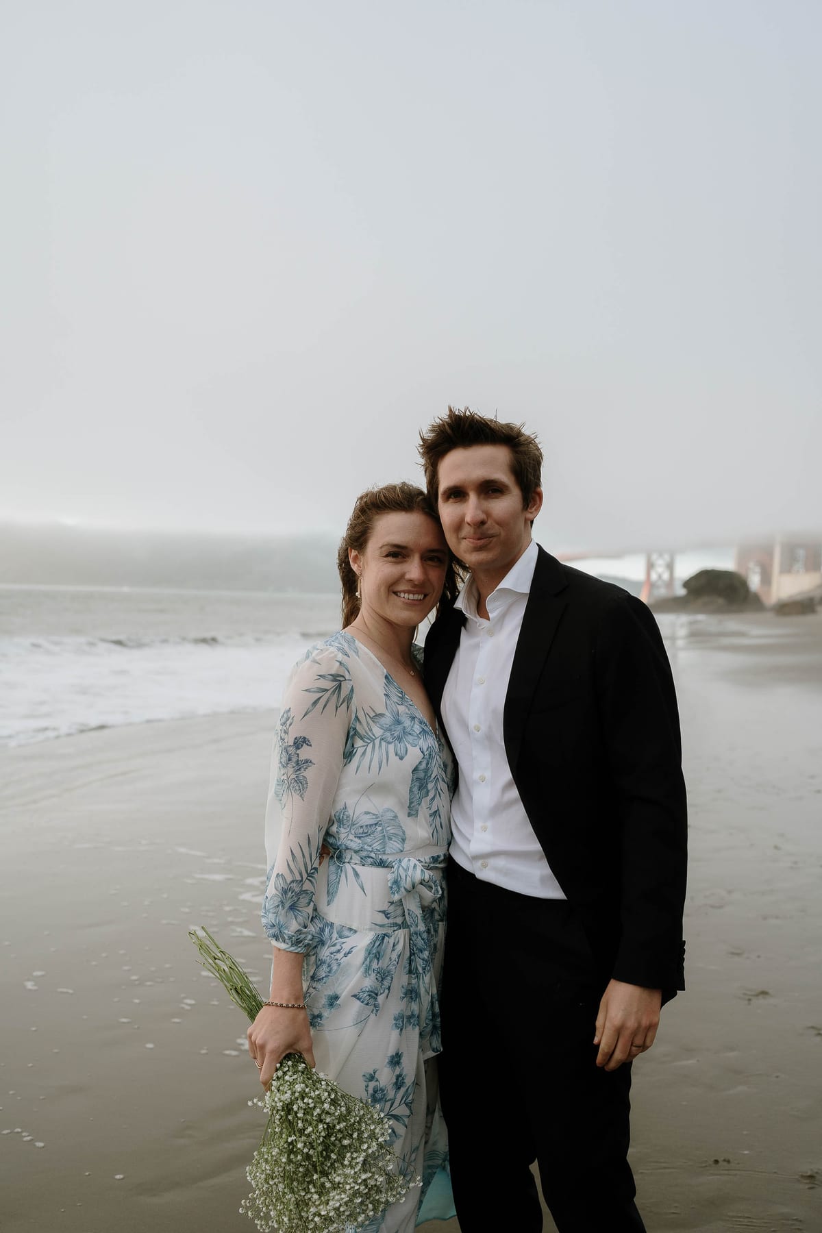 AUDRA AND CHRIS (Beach photoshoot at the Golden gate bride, San Francisco, California)