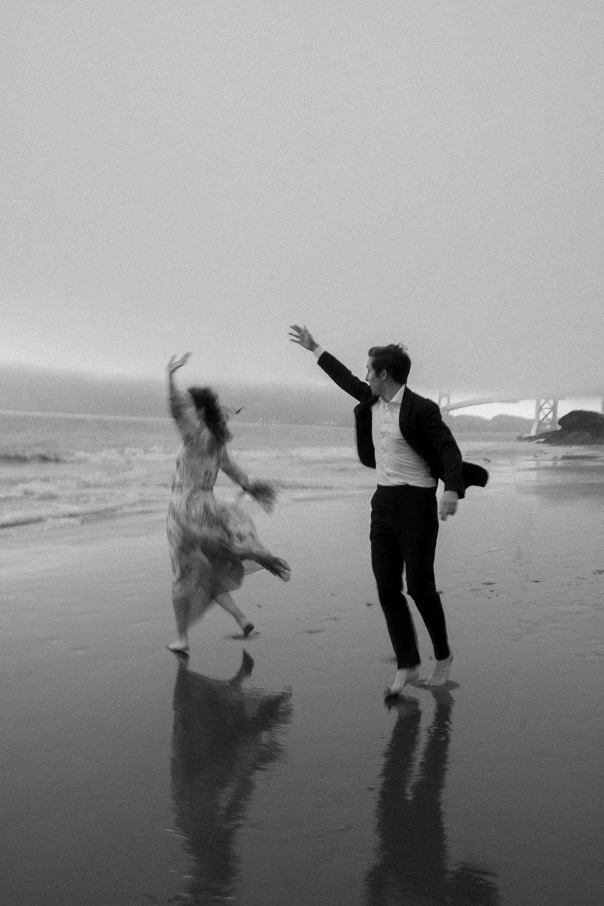 AUDRA AND CHRIS (Beach photoshoot at the Golden gate bride, San Francisco, California)