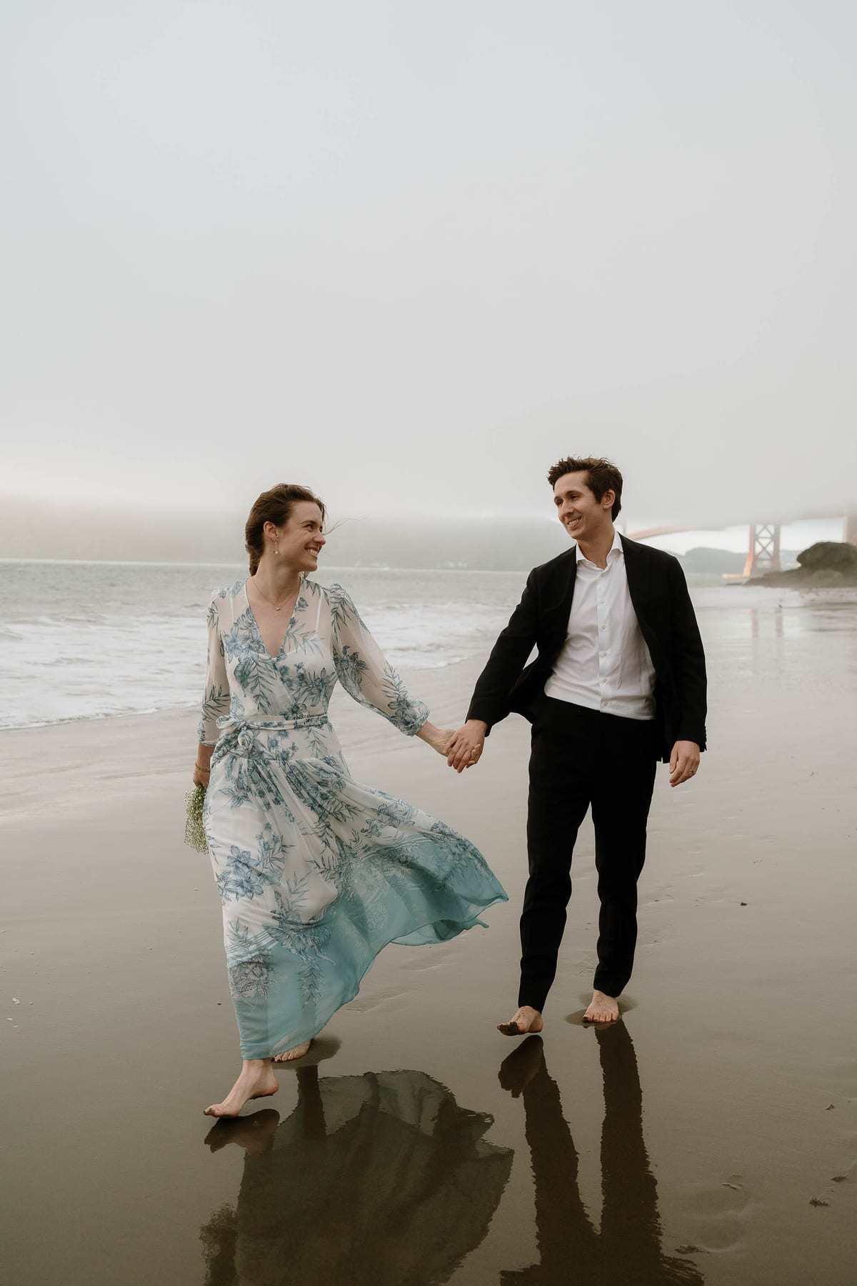 AUDRA AND CHRIS (Beach photoshoot at the Golden gate bride, San Francisco, California)