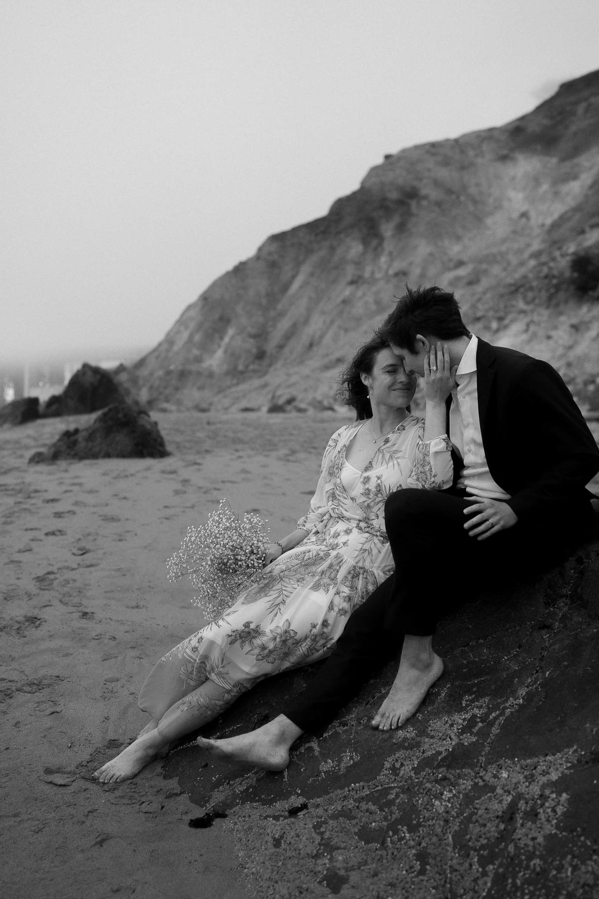 AUDRA AND CHRIS (Beach photoshoot at the Golden gate bride, San Francisco, California)