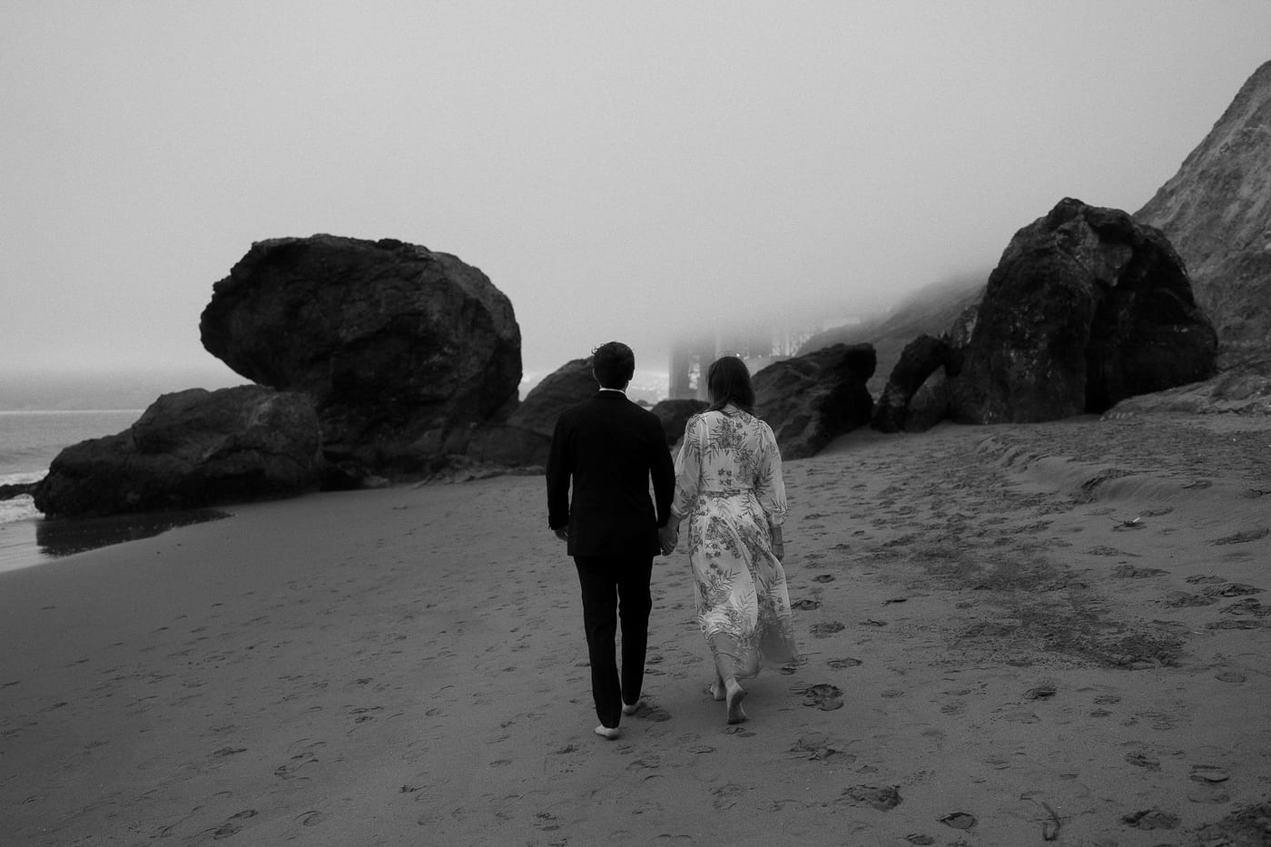 AUDRA AND CHRIS (Beach photoshoot at the Golden gate bride, San Francisco, California)