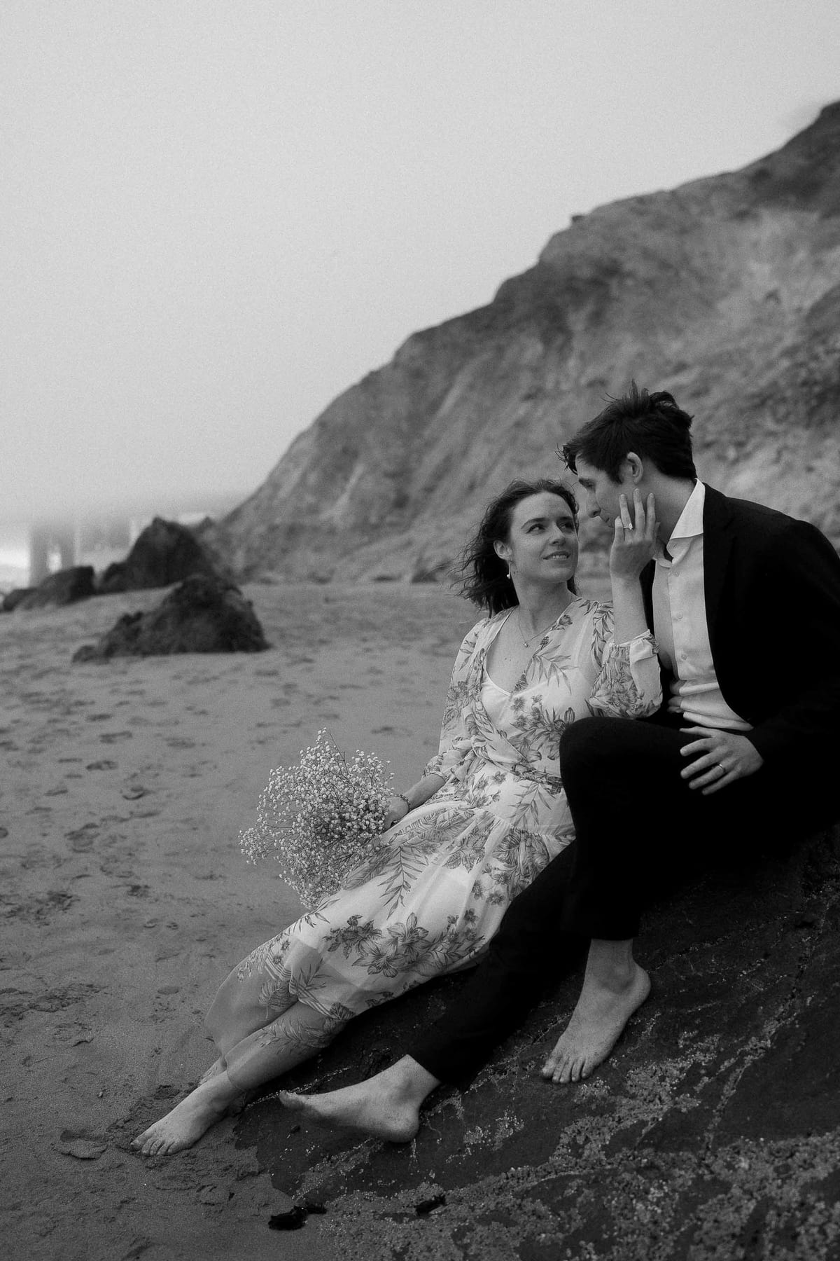 AUDRA AND CHRIS (Beach photoshoot at the Golden gate bride, San Francisco, California)