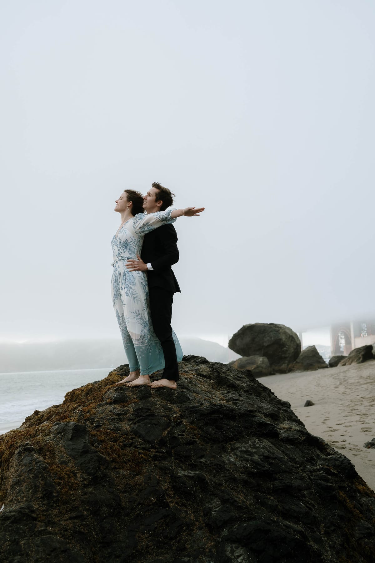 AUDRA AND CHRIS (Beach photoshoot at the Golden gate bride, San Francisco, California)