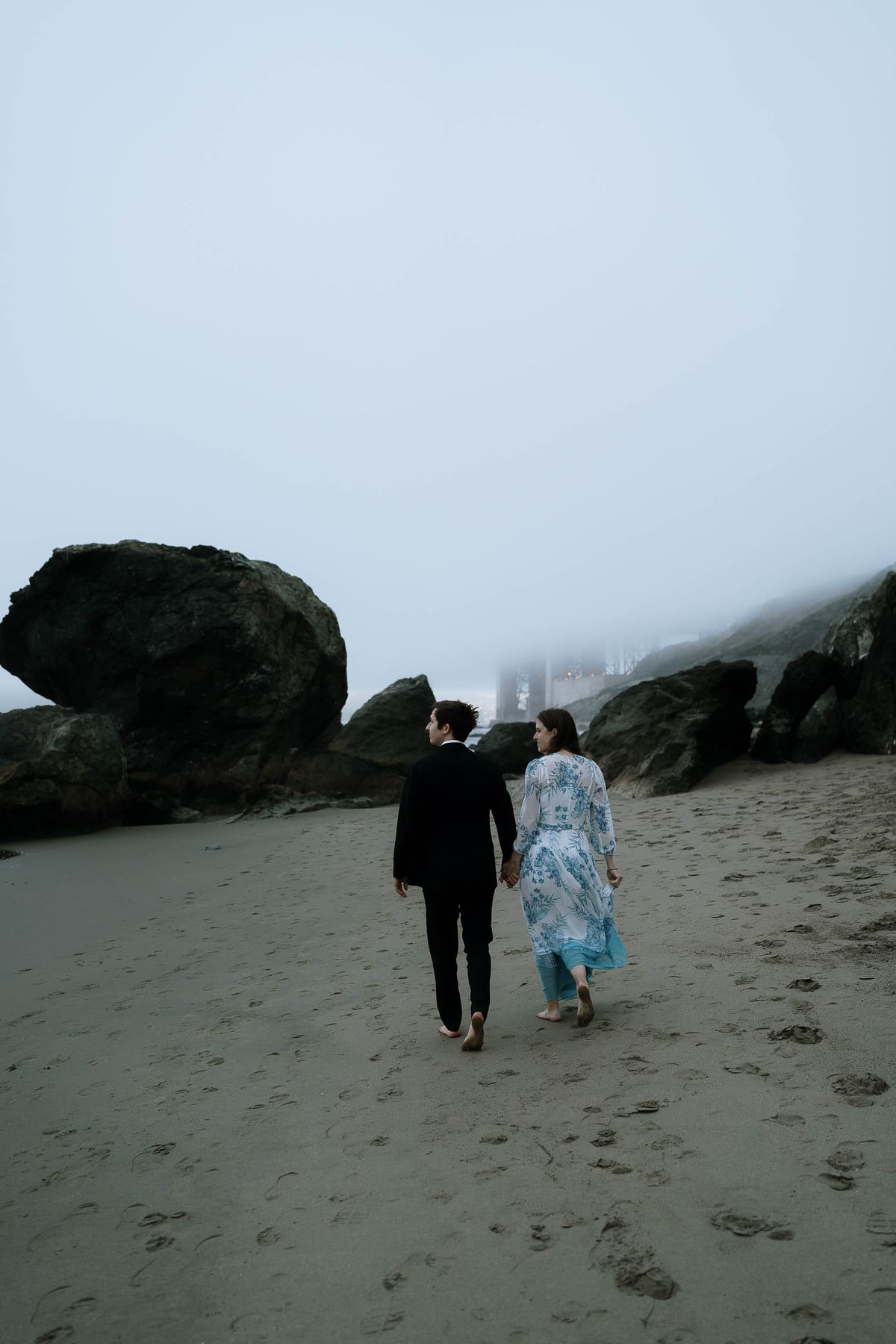 AUDRA AND CHRIS (Beach photoshoot at the Golden gate bride, San Francisco, California)