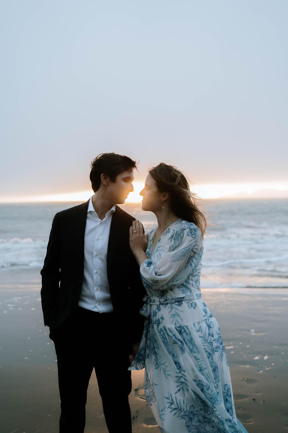 AUDRA AND CHRIS (Beach photoshoot at the Golden gate bride, San Francisco, California)