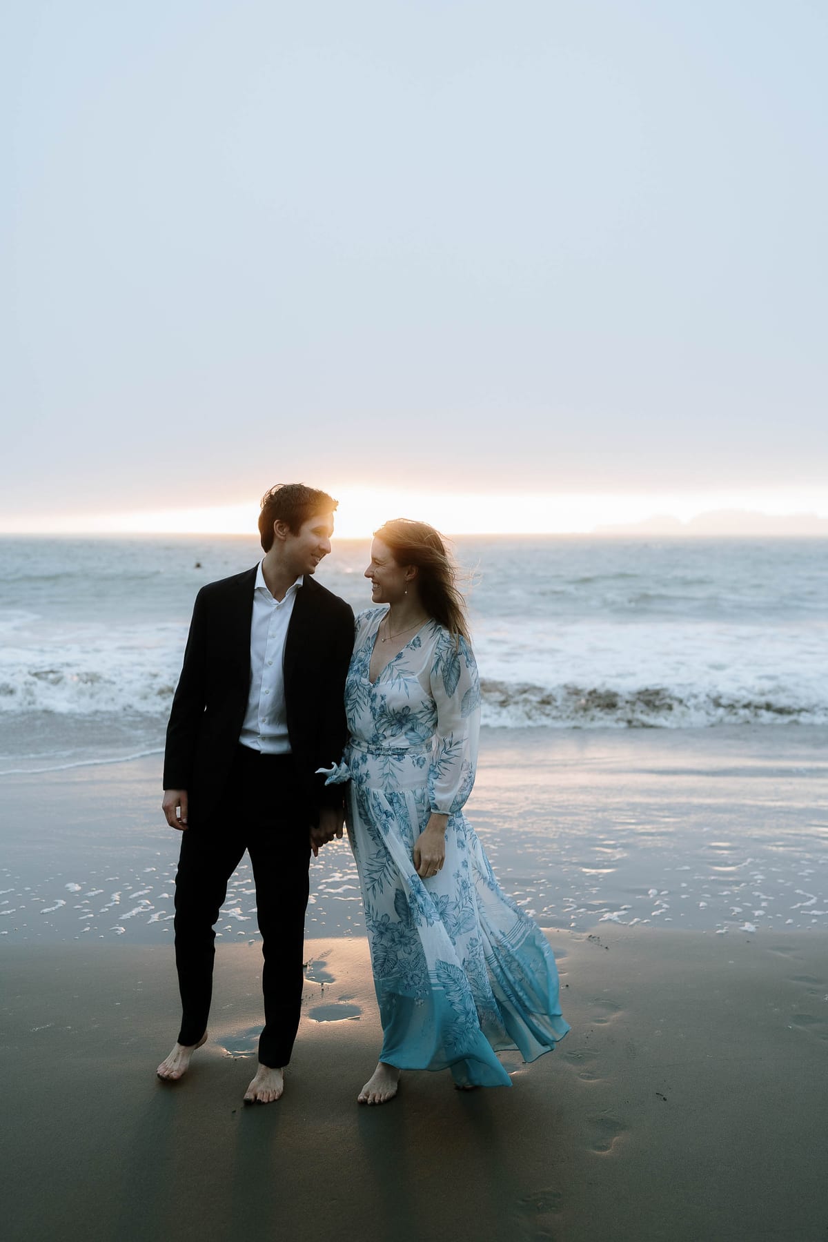 AUDRA AND CHRIS (Beach photoshoot at the Golden gate bride, San Francisco, California)