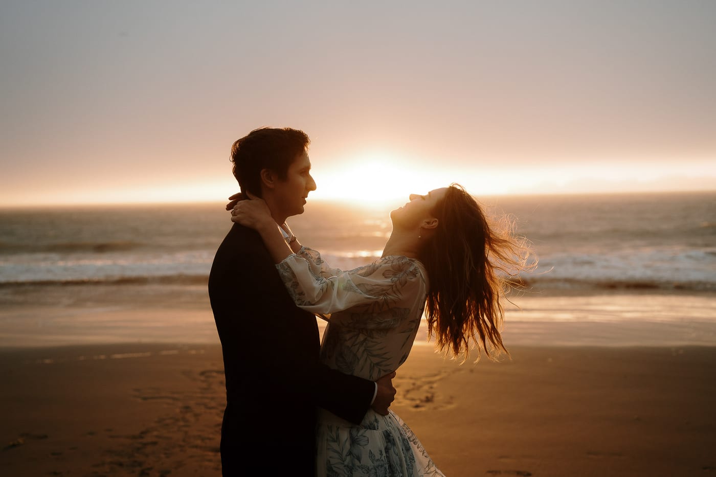 AUDRA AND CHRIS (Beach photoshoot at the Golden gate bride, San Francisco, California)