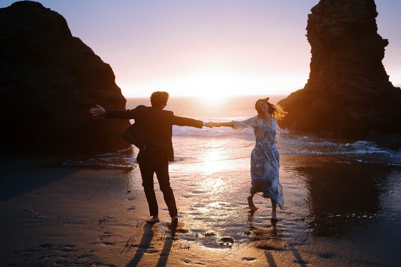 AUDRA AND CHRIS (Beach photoshoot at the Golden gate bride, San Francisco, California)