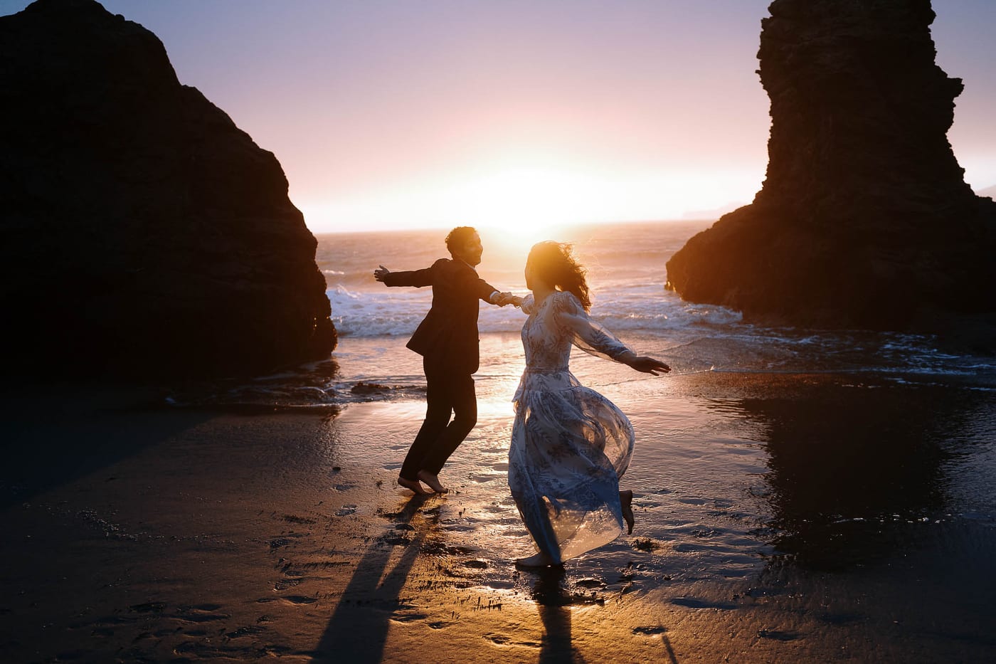 AUDRA AND CHRIS (Beach photoshoot at the Golden gate bride, San Francisco, California)