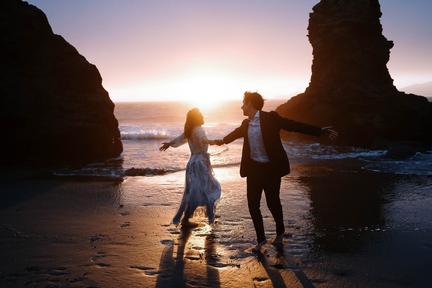 AUDRA AND CHRIS (Beach photoshoot at the Golden gate bride, San Francisco, California)