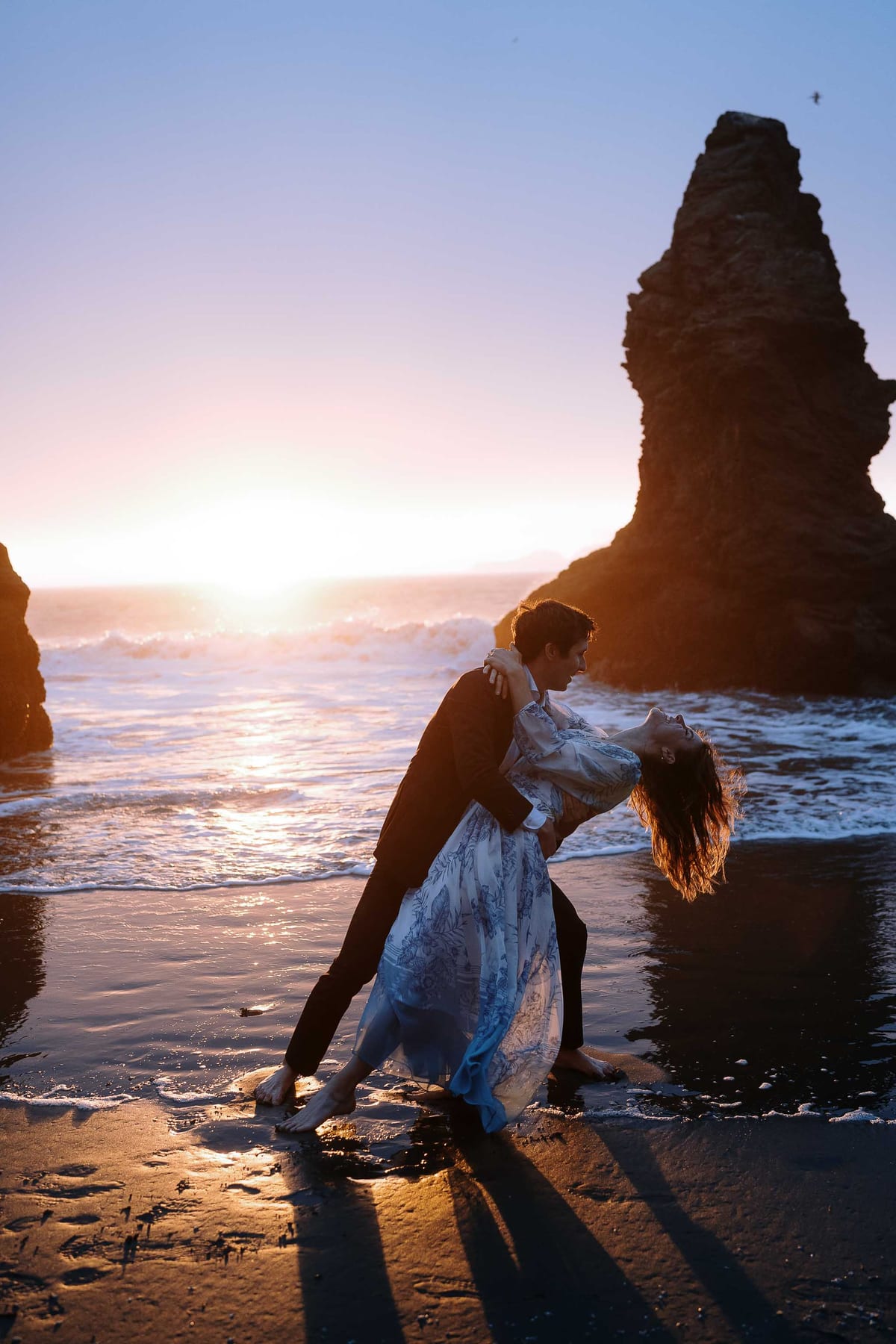 AUDRA AND CHRIS (Beach photoshoot at the Golden gate bride, San Francisco, California)