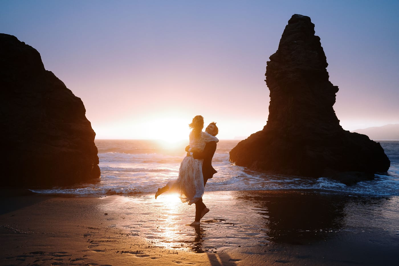 AUDRA AND CHRIS (Beach photoshoot at the Golden gate bride, San Francisco, California)