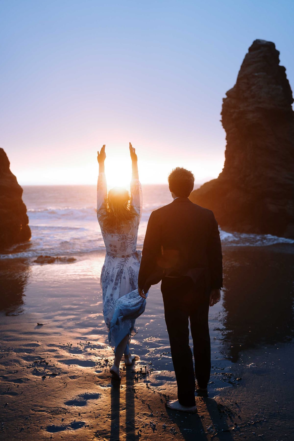AUDRA AND CHRIS (Beach photoshoot at the Golden gate bride, San Francisco, California)
