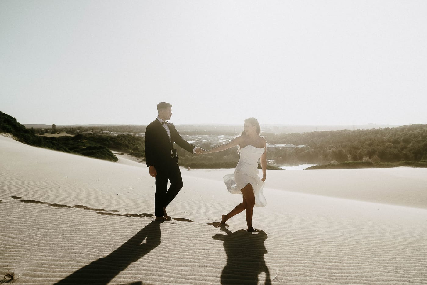 CHARLIE AND CANDICE (Elopement shoot at the Cronulla sand dunes, South Sydney)