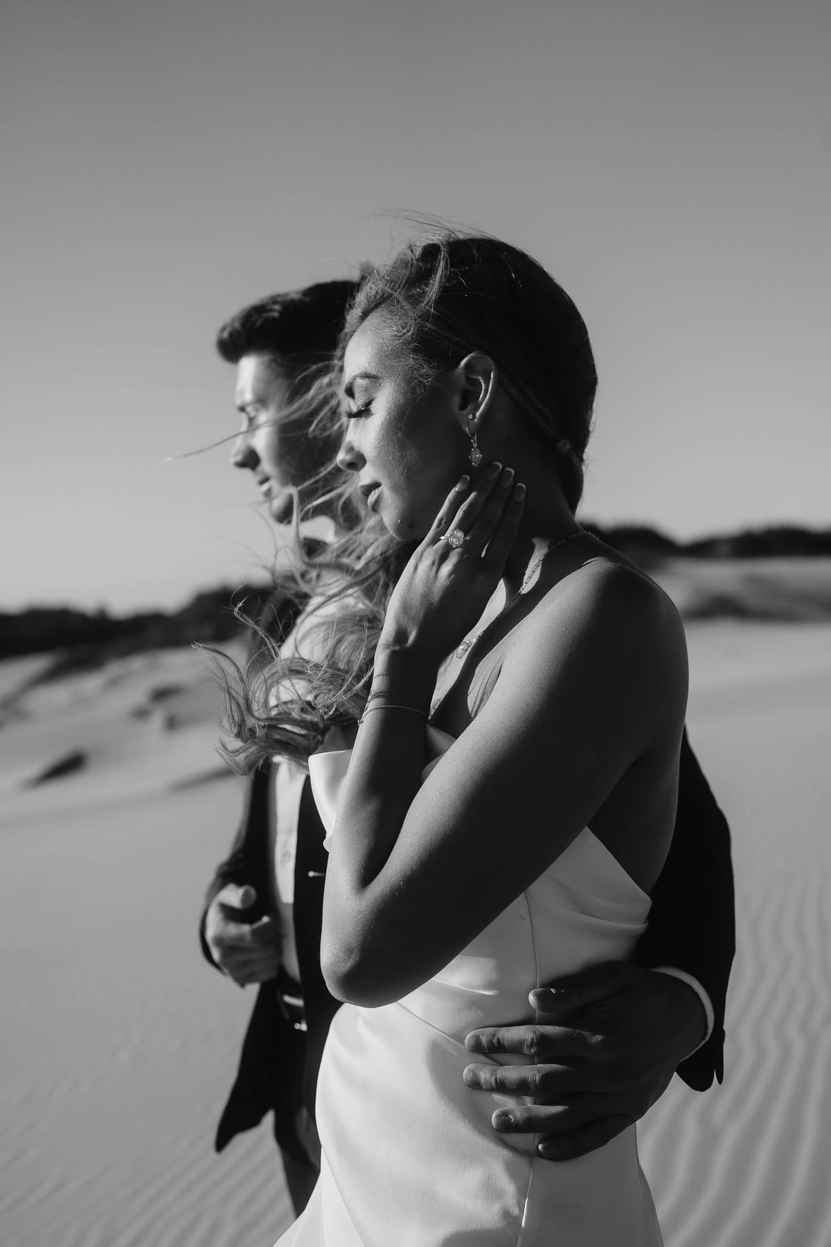 CHARLIE AND CANDICE (Elopement shoot at the Cronulla sand dunes, South Sydney)