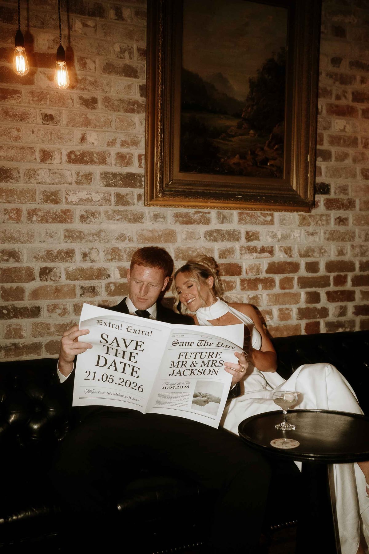 ELLIS AND CARAGH (Save the date Engagement photoshoot at Merivale venue, Sydney)