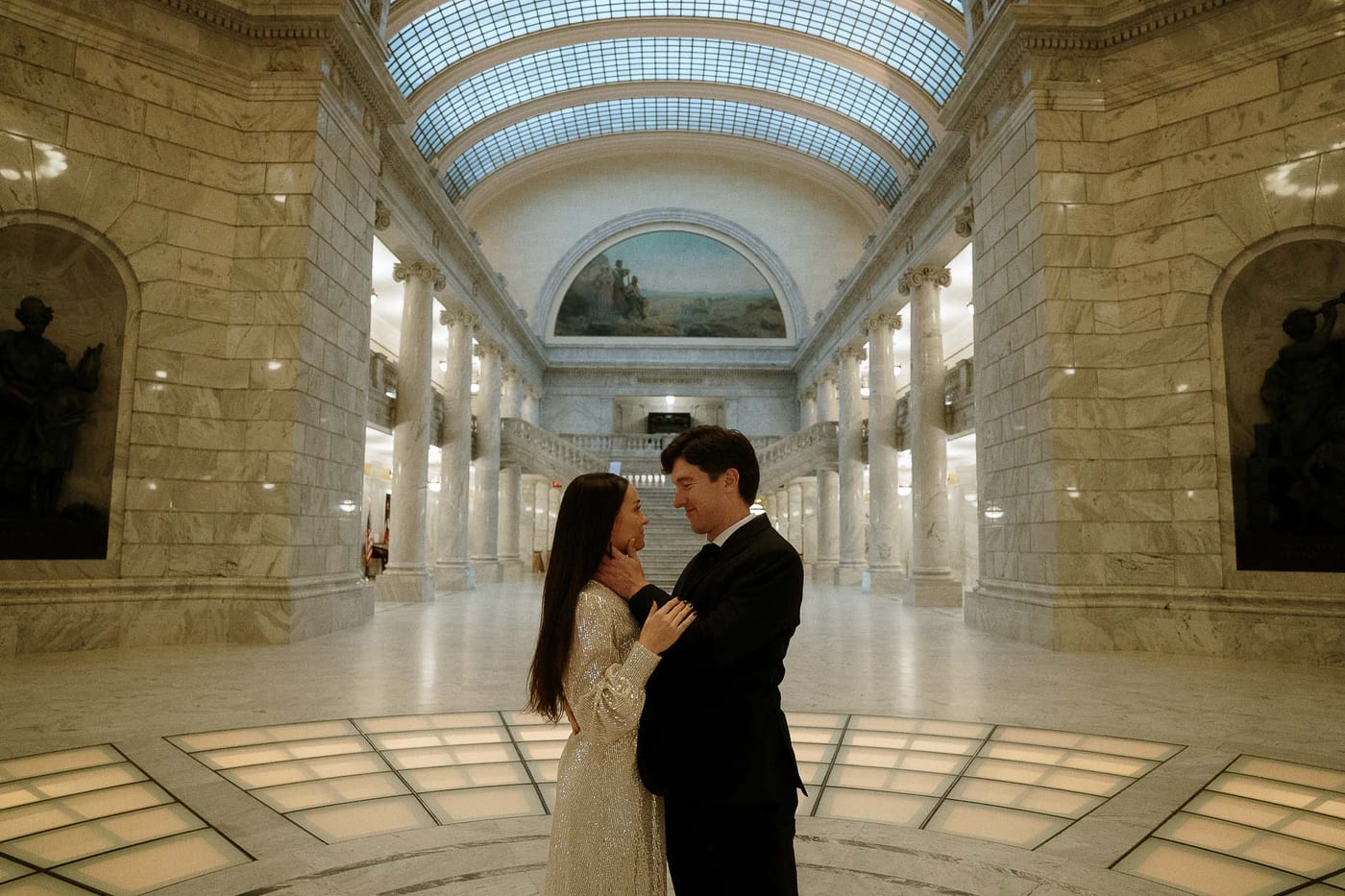 CHRIS AND KATHY (Couple photoshoot at the Utah state capitol, Salt lake city, USA)