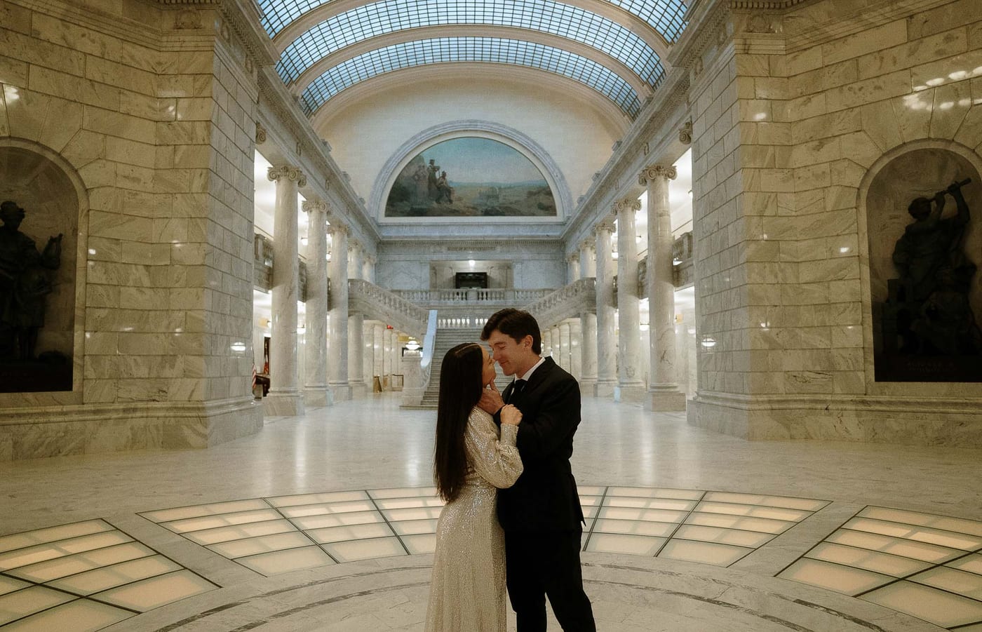 CHRIS AND KATHY (Couple photoshoot at the Utah state capitol, Salt lake city, USA)