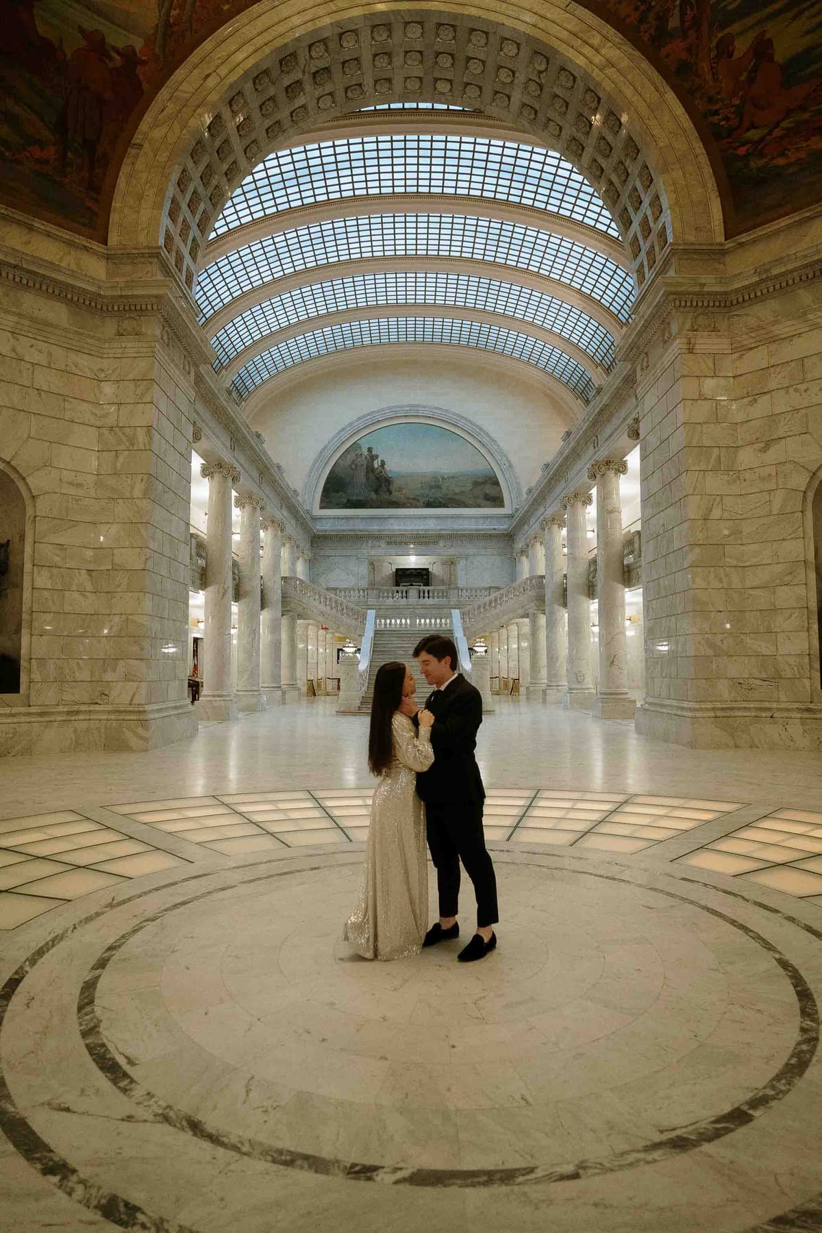 CHRIS AND KATHY (Couple photoshoot at the Utah state capitol, Salt lake city, USA)
