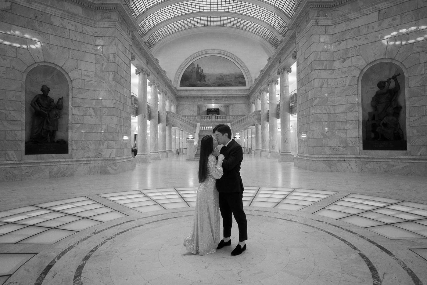 CHRIS AND KATHY (Couple photoshoot at the Utah state capitol, Salt lake city, USA)